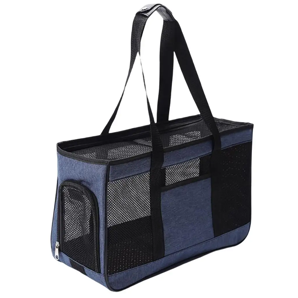Pet Travel Carrier Cat Carrier Ventilated Durable Easy Cleaning for Small Cats for Camping Vacation Cycling Going to The Vet