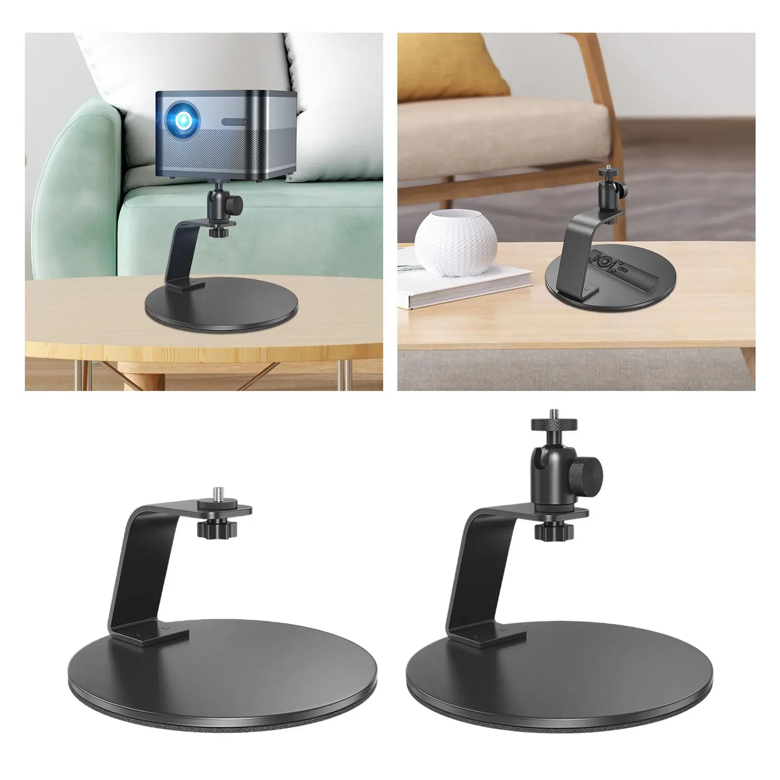 Desktop Projector Stand Holder Easy Install Space Saving Projector Shelf for Home Bedroom