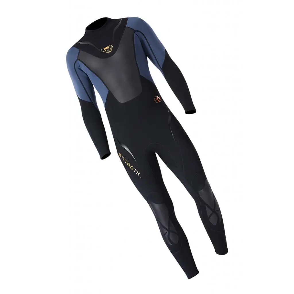Men Neoprene Wetsuit for Scuba Diving Surfing Swimming Full Body Black Gray