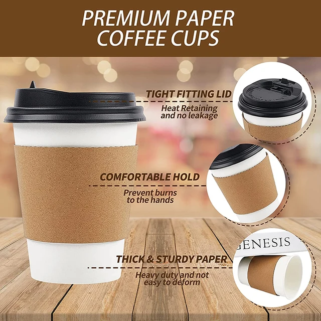 100sets 1/2/4 Cups Kraft Paper Coffee Cup Holder Clear Plastic Bag  Beverages Juice Coffee Milk Tea Take-away Packaging - AliExpress