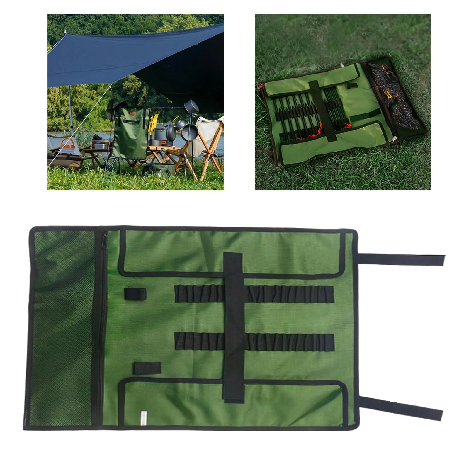 Oxford Cloth Camping Nails Storage Bag Toolkit Organization for Hiking