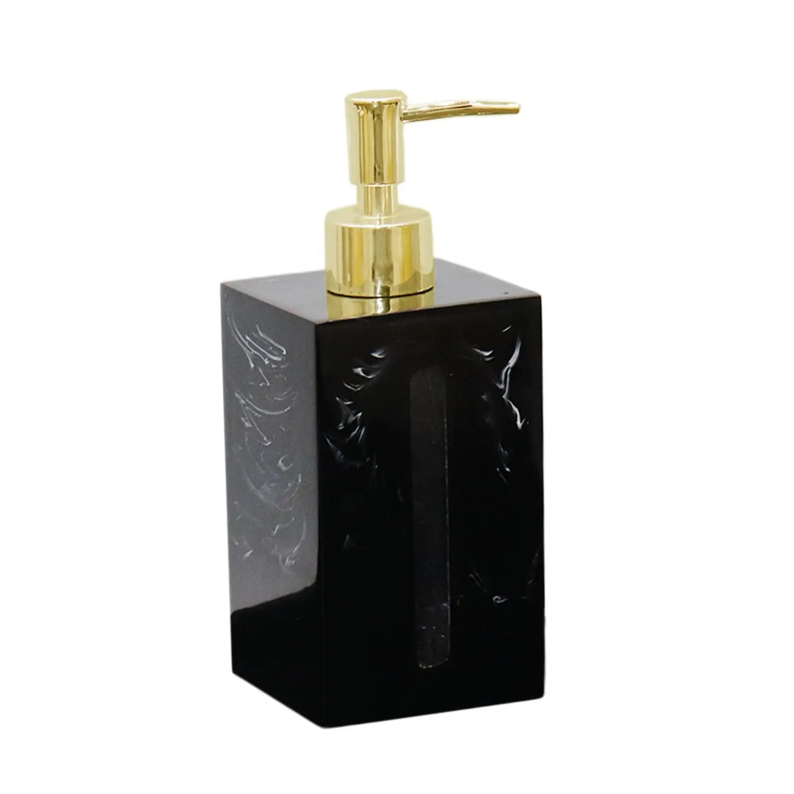 Resin Liquid Soap Dispenser Marble Style with Rustproof Pump Soap Dispenser Liquid Bottle for Home Bathroom Kitchen Lotion