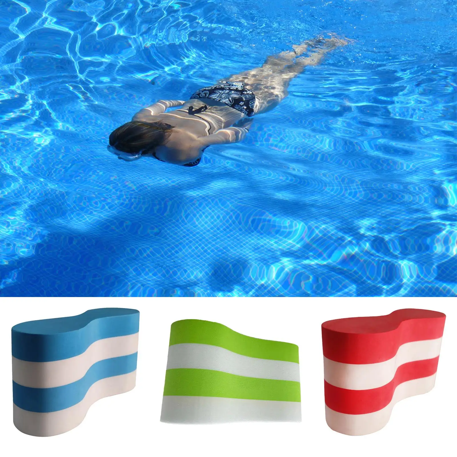 Pull Buoy Floating EVA Pool Training Aid Legs and Hips Support Leg Float for Kids Adults Unisex Men Women Aquatic Fitness