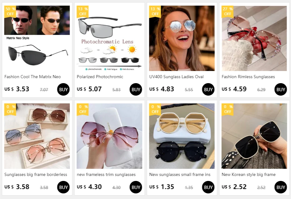 New fashion sunglasses, personality net celebrity, comfortable and thin sunglasses, trendy sunglasses big square sunglasses