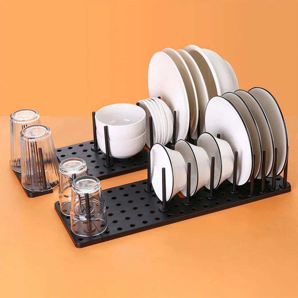 Adjustable Dish ing Rack Stainless Steel for Drawers Restaurant Storage