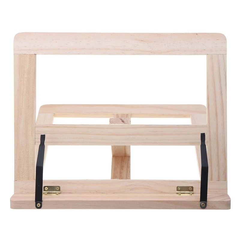 Cavalete de mesa de madeira, suporte de