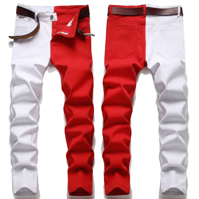 this is your sign to go buy red pants with white stitching