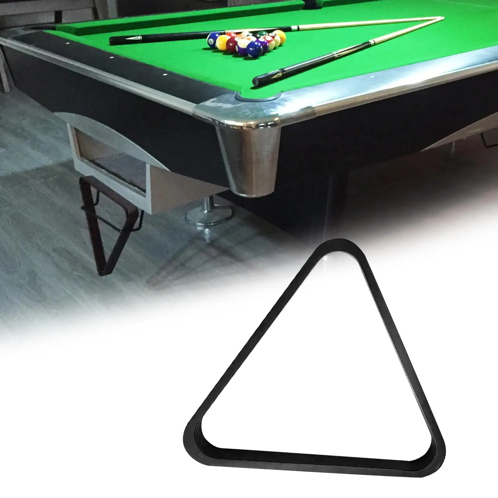 Wood Billiard Triangle Ball Rack Pool Rack Table Pool Ball Rack for 2inch Pool Balls Professional Beginners Indoor Game Practice