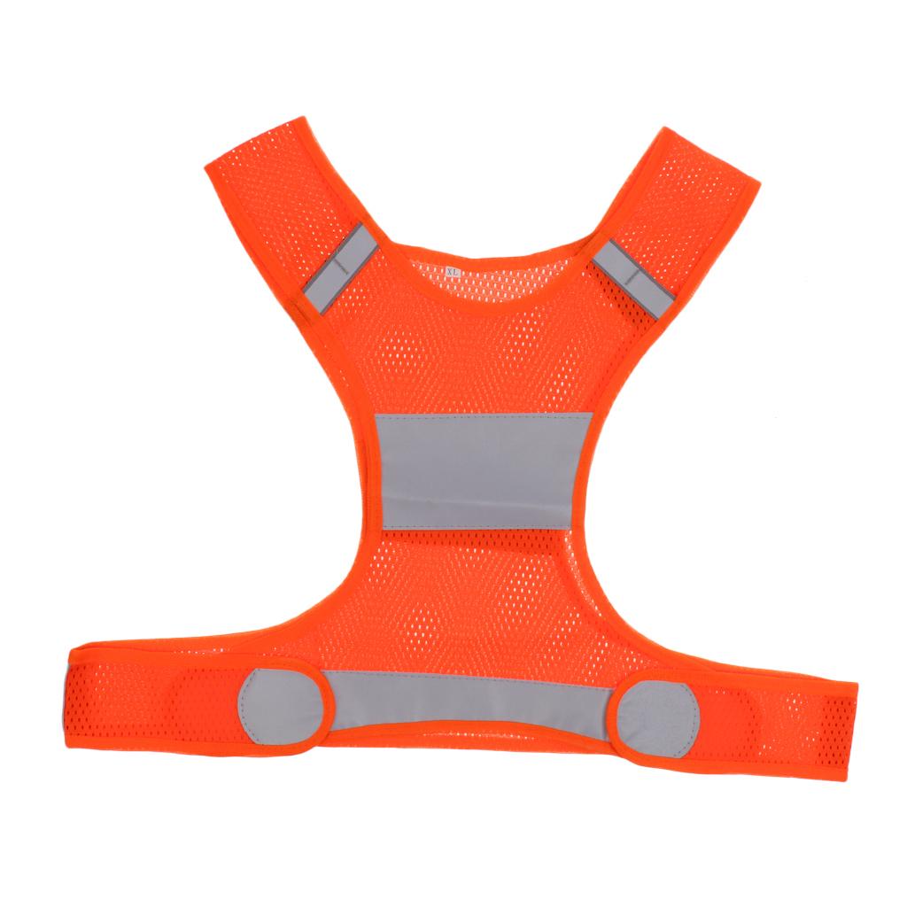 High Visibility Reflective Running Vest Jogging Cycling Walking