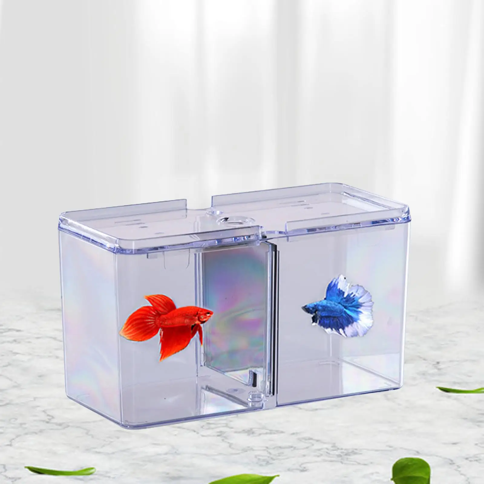 Clear Fish Breeding Box Aquarium Isolation Box Hatchery Incubator Fish Tank