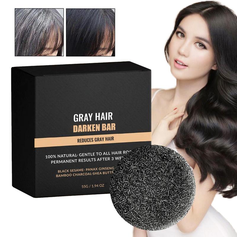 Best of Gray Hair Coverage Soap Hair Reverse Shampoo Soap Bar Gray White Hair Color Dye Hair Shampoo Natural Organic Hair Conditioner Reviews & Tips