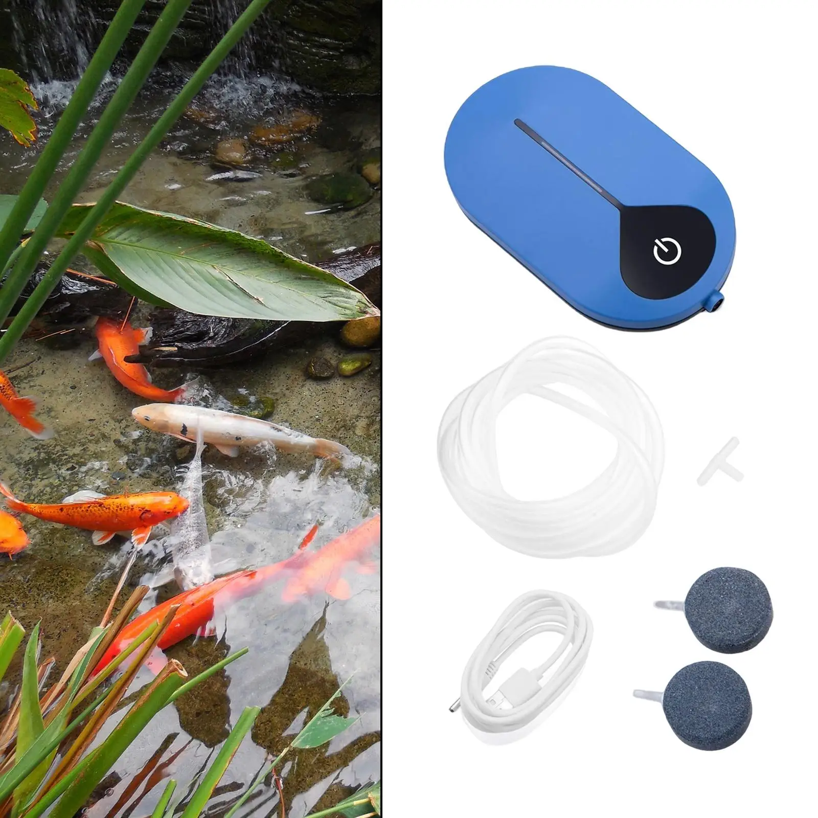Oxygen Pump 3 Working Modes Energy-Saving Portable Accessories Aquarium for Fishing