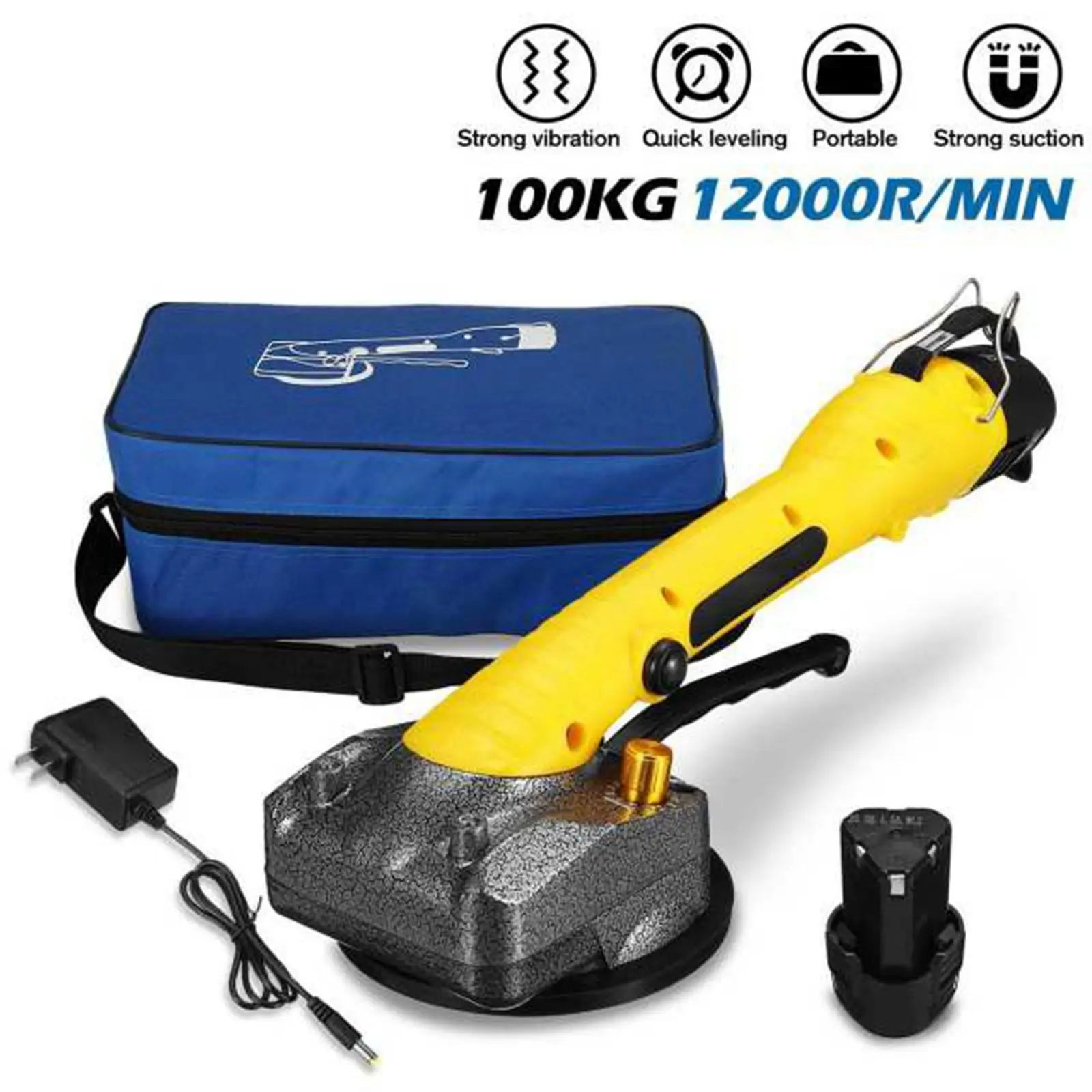 Tile Tiling Machine 2000W Electric Tile Vibration Machine for Floor Tiles and Wall Tiles