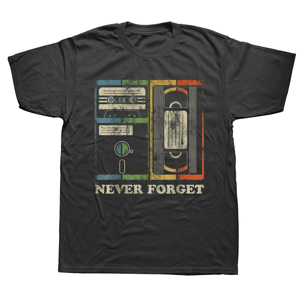 Lustige Nie Vergessen Retro Vintage Kühlen 80s 90s T Hemd Grafik Baumwolle Streetwear Kurzarm Geburtstag Geschenke Sommer stil T-shirt – Detail 2