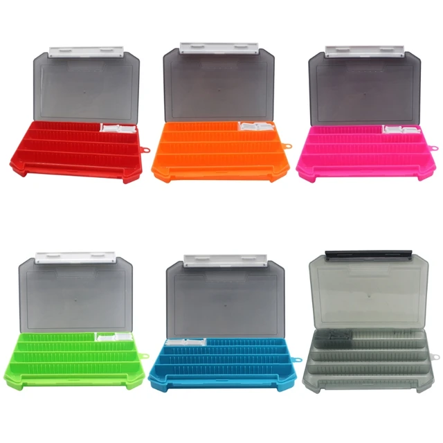 Fishing Lures Hooks Accessories Plastic Box Holder for Case Clear