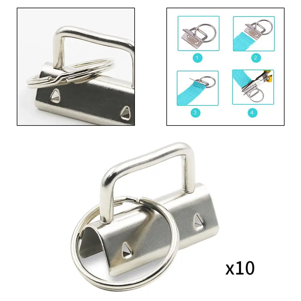 10 Sets -  Hardware Bracelet Set  Chain Bracelet Sets with Splits Keys- (1 Inch /  Inch)