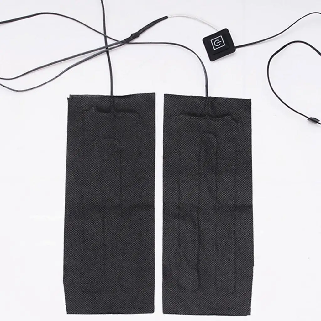V USB Heating Pad  Black Heating Sheet Washable for Pants Knees