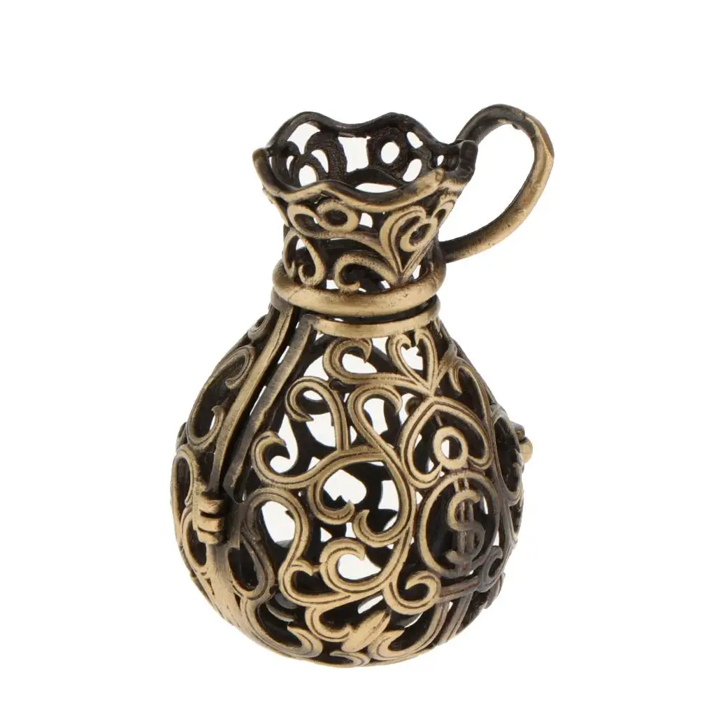 Vintage Beads Cages Hollow Pendants DIY Jewelry for Necklace Perfume