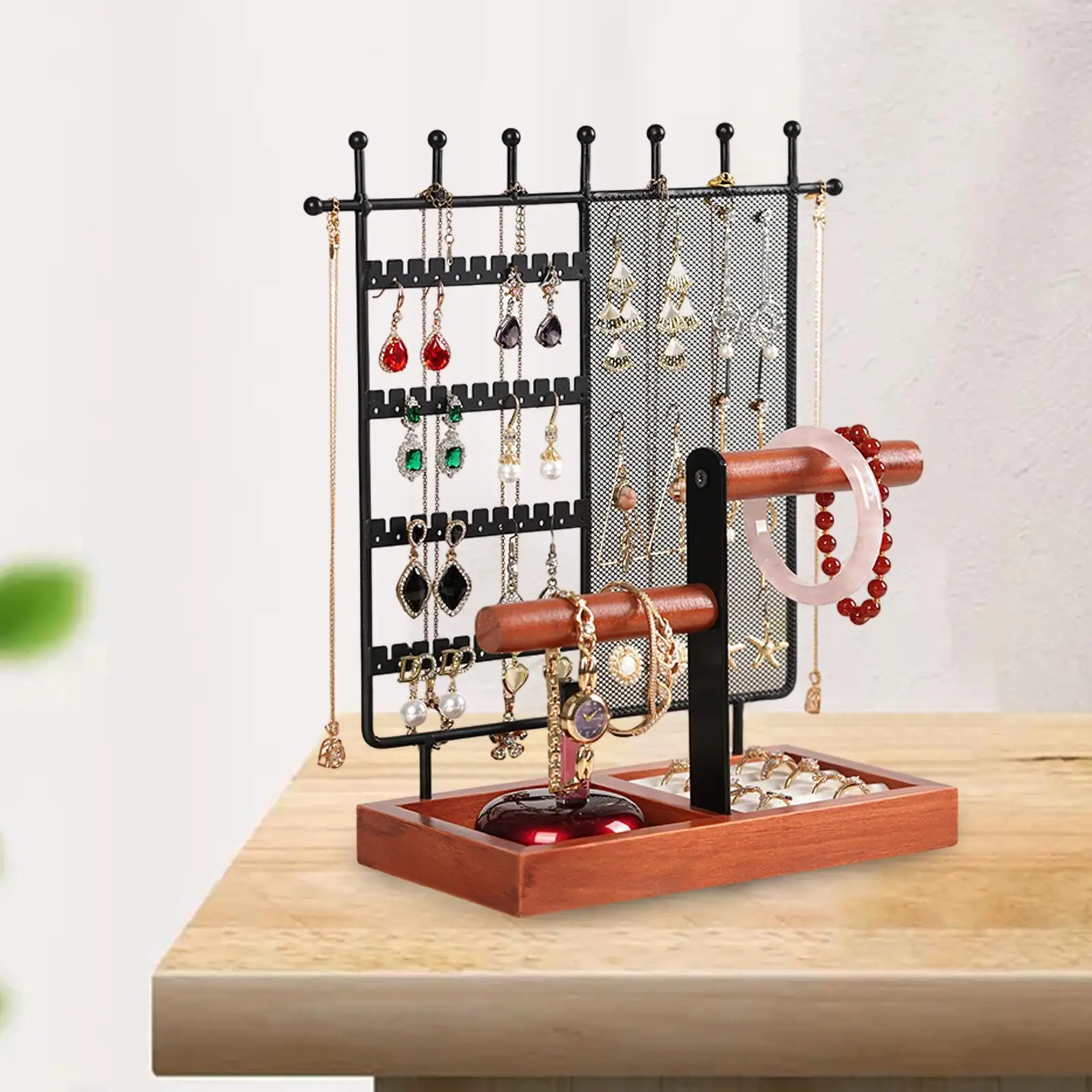 Jewelry Display Rack Jewelry Tower, Earrings Rack Jewelry Holder, Necklace Earring Organizer for Jewelry Store Live Broadcast
