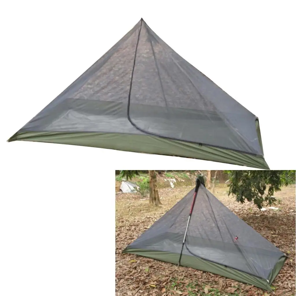 Portable Nylon -Light Rodless Inner Tent Mesh for Camping Fishing