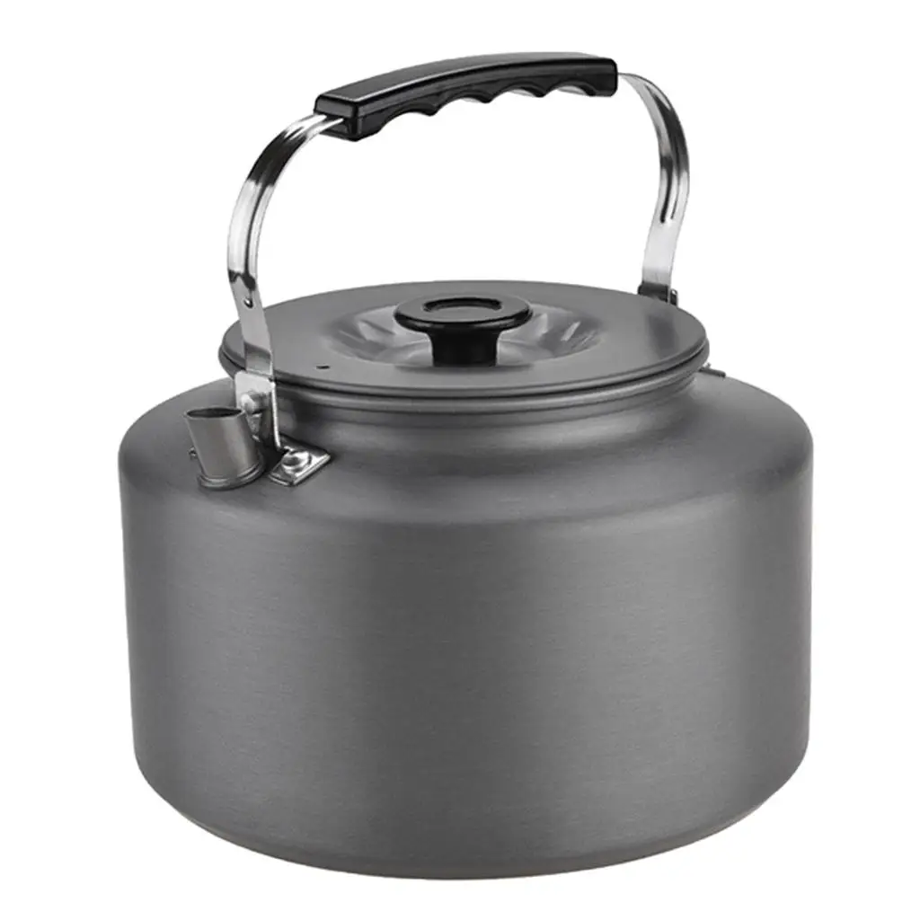 Outdoor 2L Portable Water Kettle Camping Hiking Teapot Coffee Pot Set