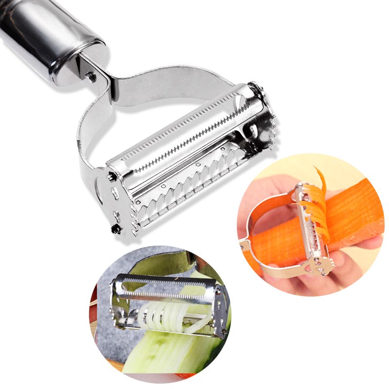 Description Picture 4 of itemHigh Quality Stainless Steel Potato Cucumber Carrot Grater Julienne Peeler Vegetables Fruit Peeler Vegetable Slicer