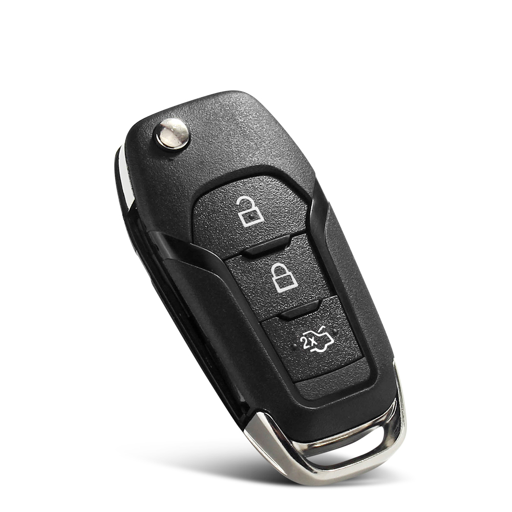 KEYYOU Flip Remote Auto Schlüssel Fall Für Ford Focus Fusion Edge Explorer Mk2 Mk7 Ranger HU101 2/3/4 Tasten – Detail 6