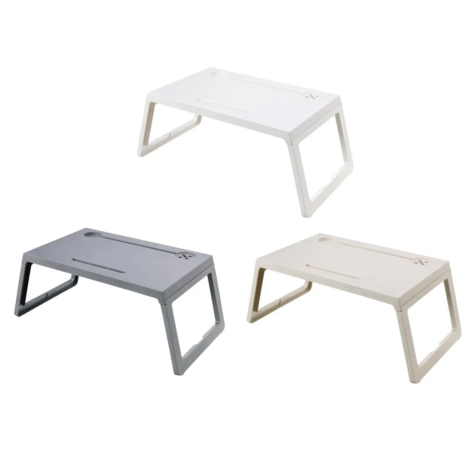 Foldable Laptop Table Breakfast Tray lap Tray Table Serving Bed Tray Bed Stand for Lawn Bed Reading Watching Floor Table