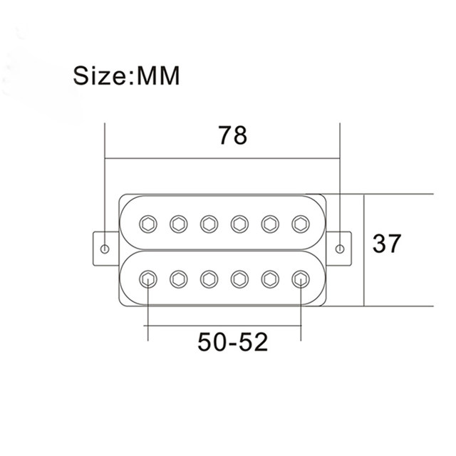 Electric Guitar Pickup Humbucker Red | Guitar Humbucker
