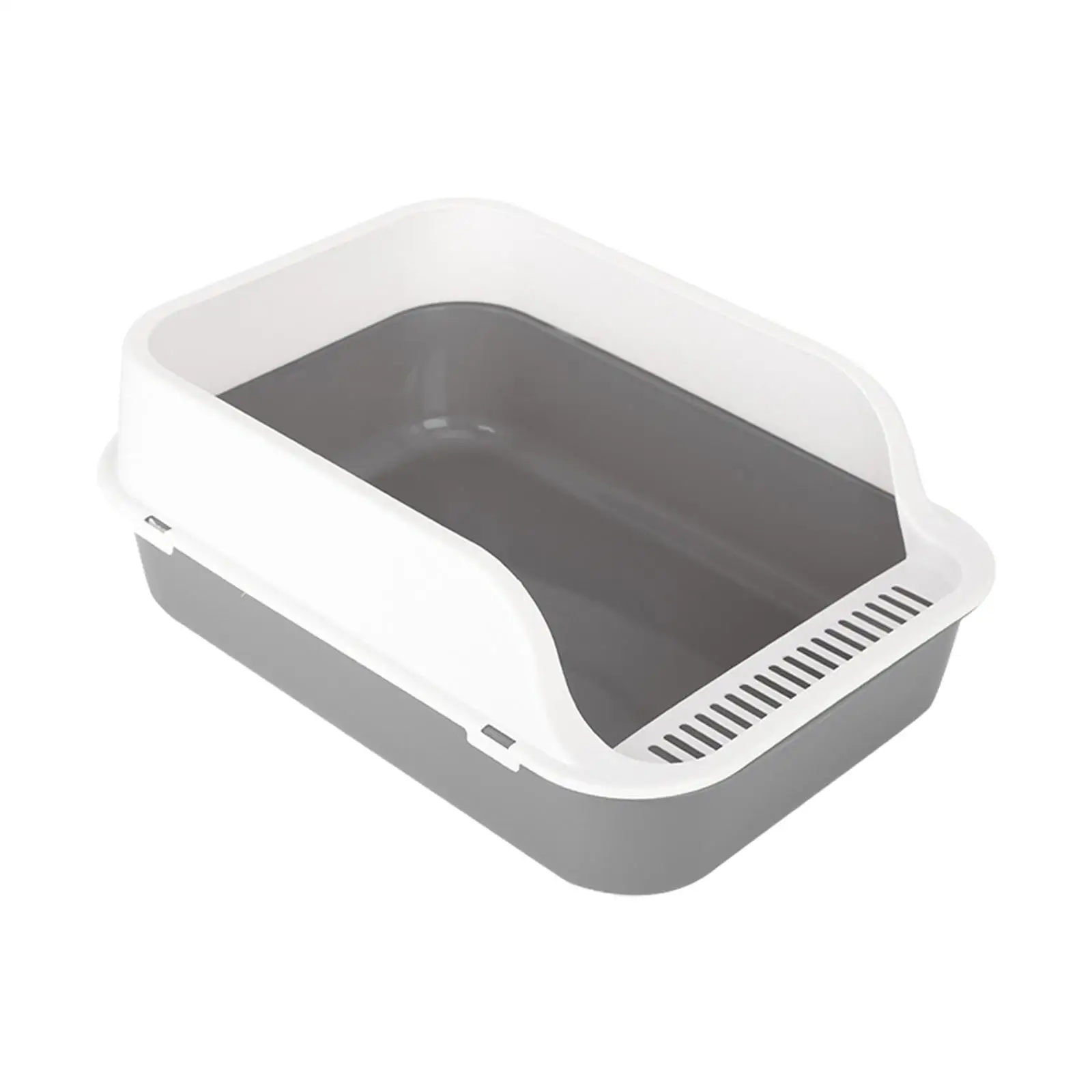 Cat Litter Box Cats Potty Toilet Cat Sandbox Heighten Semi Enclosed Splashproof Cat Toilet Pet Litter Tray Cats Litter Pan