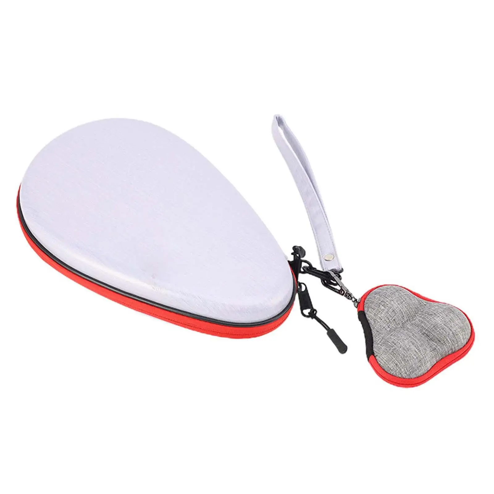 Pingpong Paddle Case with Ball Bag Reusable Portable Wear Resistant Tennis Racket Case for Sportsman Unisex Adult Training