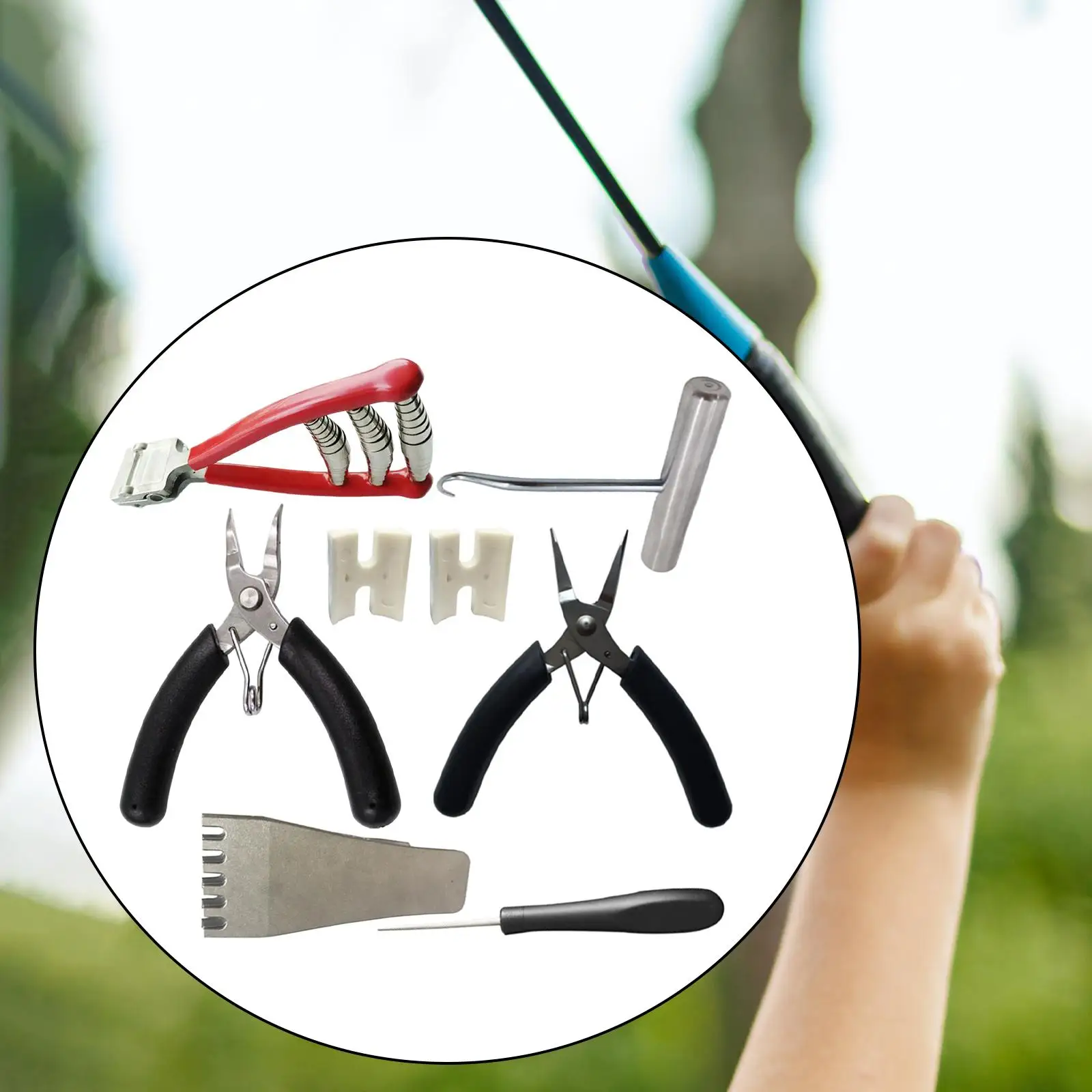 Metal Badminton Starting Stringing Clamp Plier Wire Cutter Tennis Sports