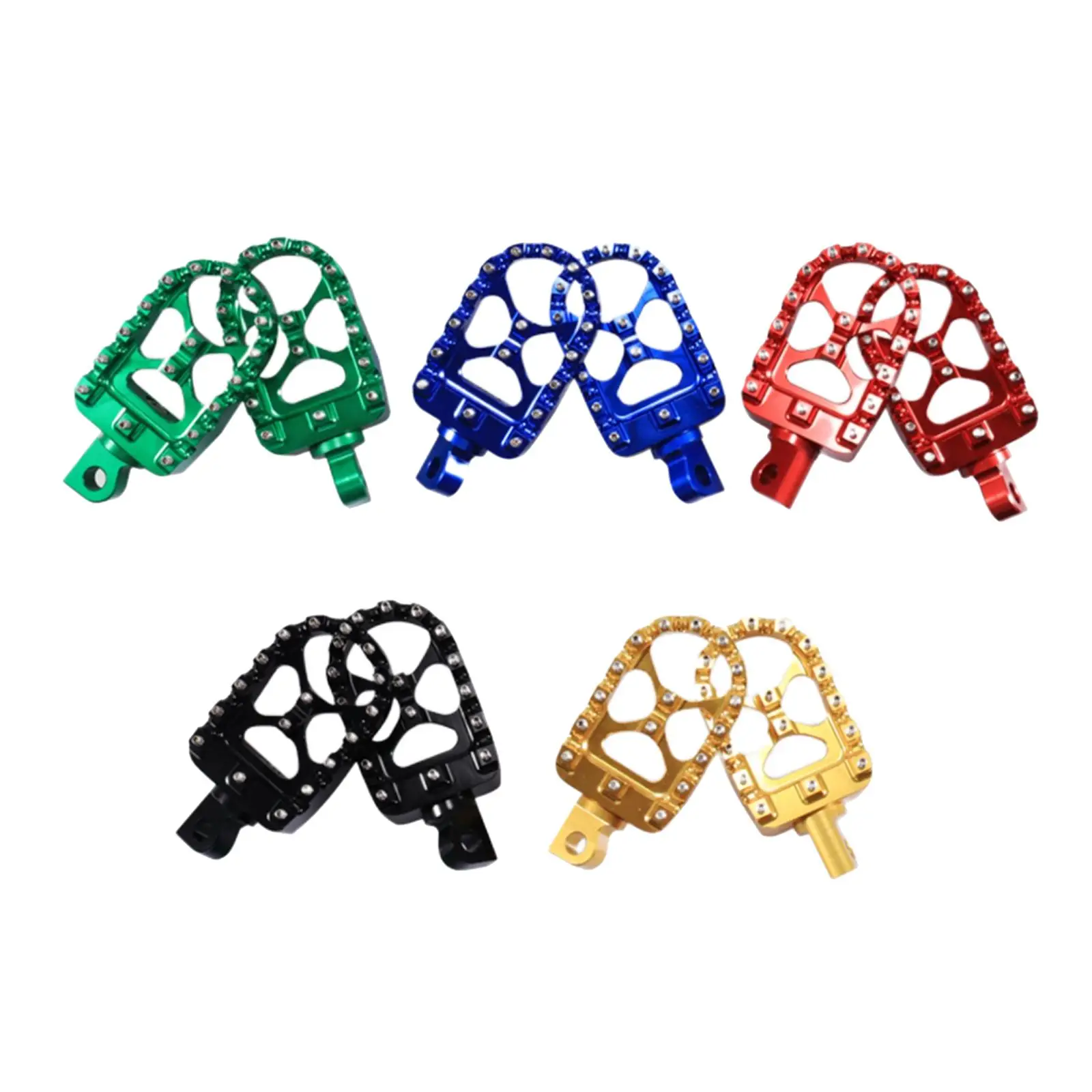 Anodized Aluminum Alloy Motorcycle Footrests Footpegs  XL883 XL883R 002010