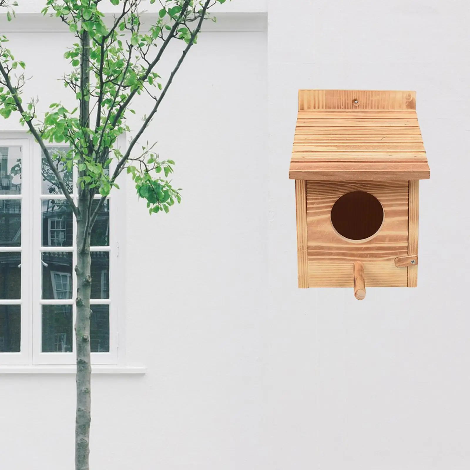 Wooden Pet Bird Nests House Breeding Box Cage Birdhouse Accessories for Parrots