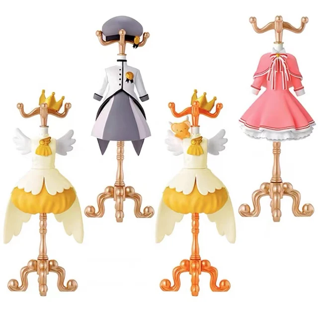 Genuine Animation Surrounding Action Figure Cardcaptor Sakura Variety Sakura  Mini Clothing Rack P3 Gacha Model - AliExpress