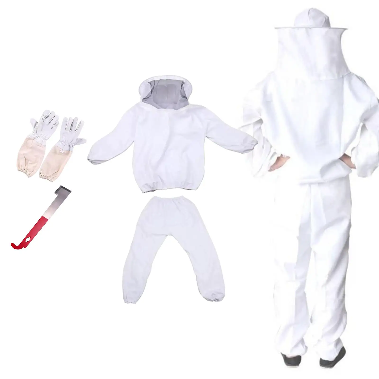 Beekeeping Suit Cotton Protective Equipment Anti Bee Suit Beekeeping Clothes for Male and Female