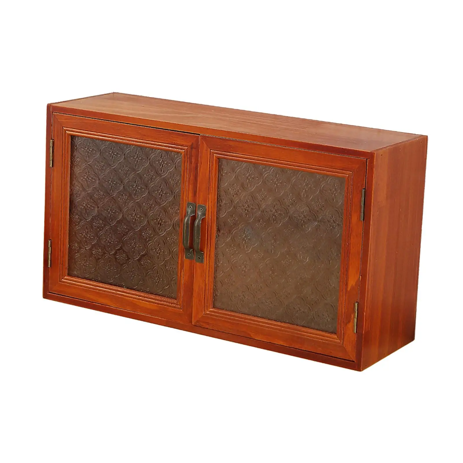 Wood Storage Cabinet Desktop Display Box for Bathroom Bedroom Condiments