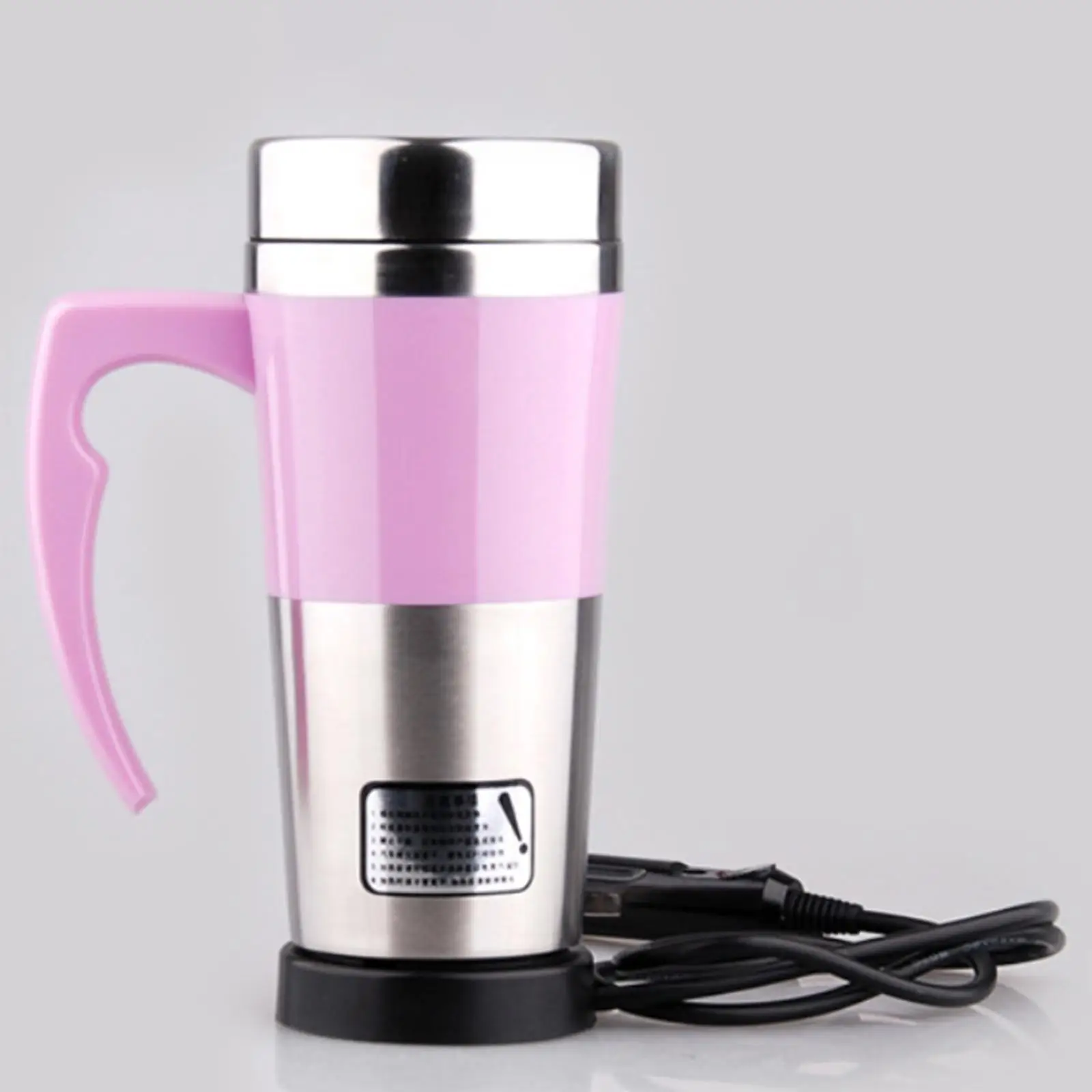  Kettle /12V/ 350ml/  Stainless Steel/ Mug/ Travel /Heating Cup/ Car  for Tea  Eggs Camping Boat