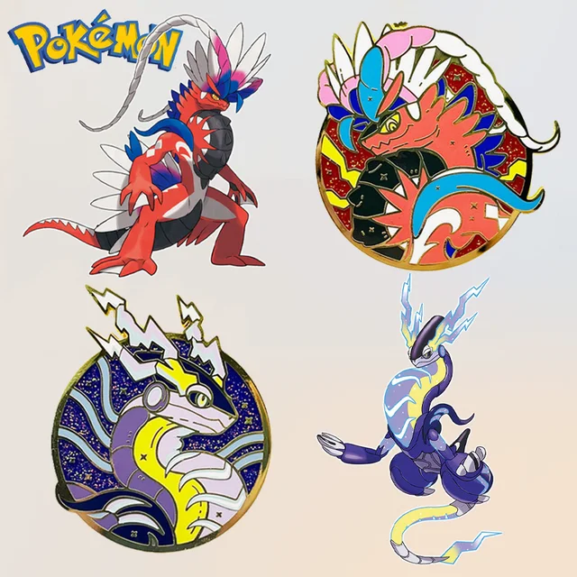 Pokemon Scarlet and Violet Pins Koraidon Pin Miraidon Pin -  Denmark