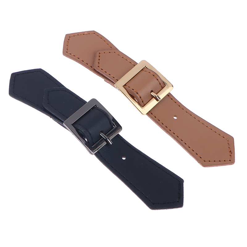 1Pc Metal Leather Button Windbreaker Coat Button Leather Metal Buckle Sweater Coat Windbreaker Belt Leather Buckle Accessories