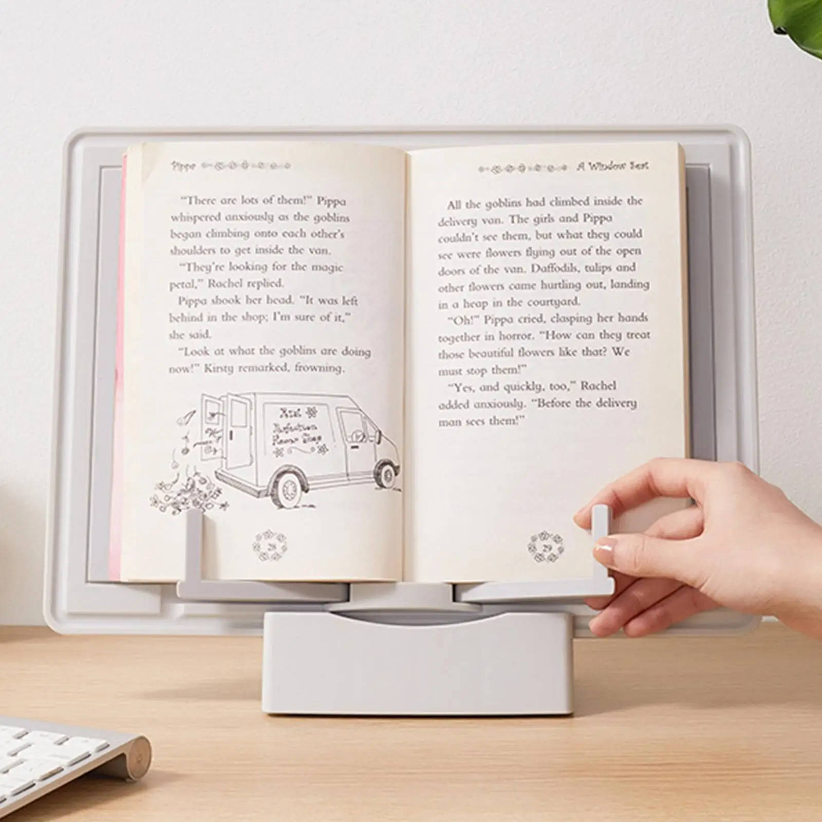 Portable Reading Book Stand Recipe Shelf Holder Cookbook Holder Organizer Bookend For Music Score Recipe Tablet