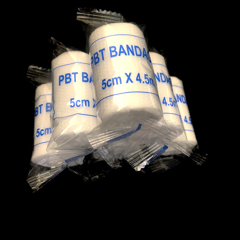 10 teile/los 5 cm X 4,5 m Baumwolle PBT Elastische Bandage Konforme Erste Hilfe Gaze Für Wunde Dressing Notfall pflege – Detail 5