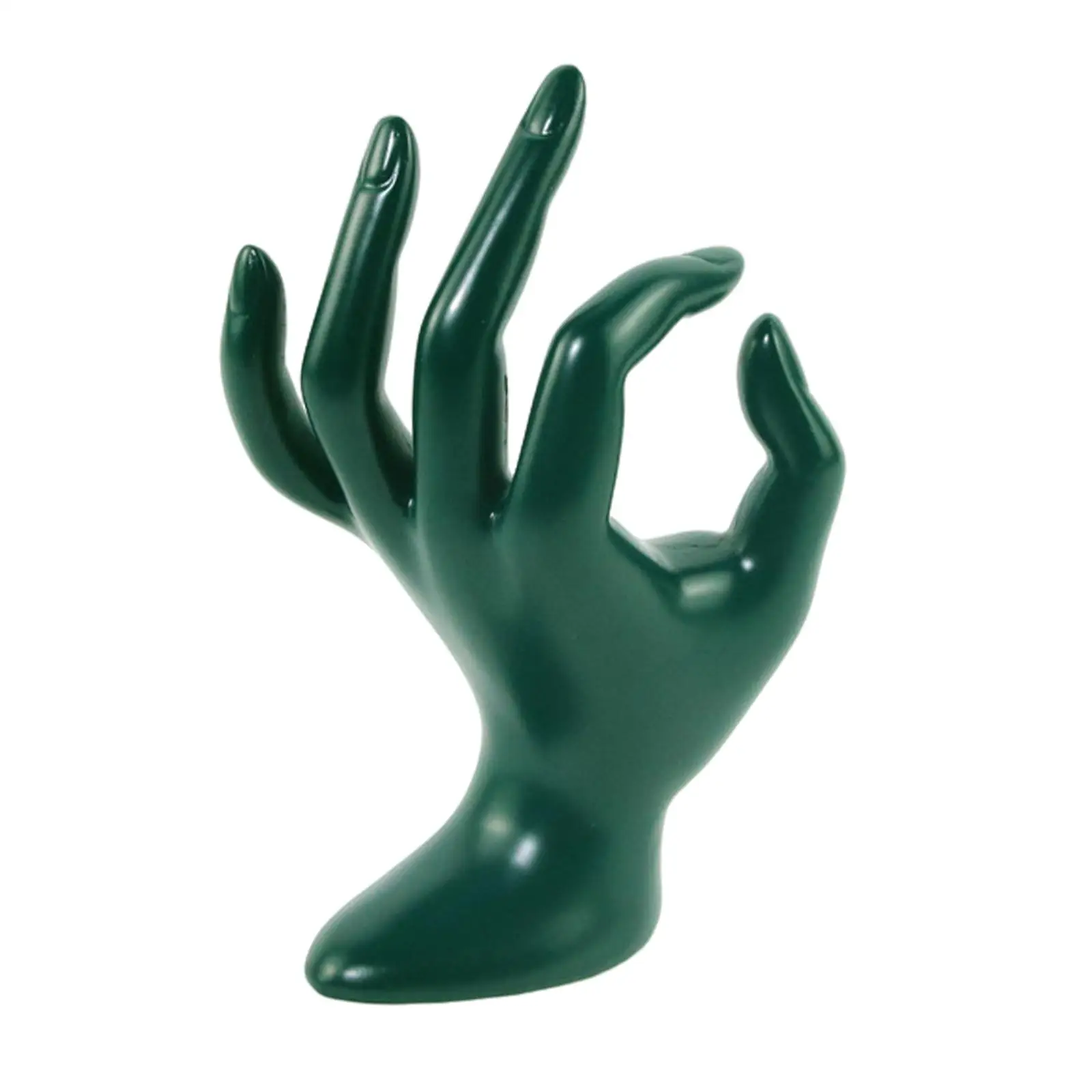 Hand Jewelry Display Holder, Hand Shape, Creative Necklace Organizer Stand Support, Holder Hand Chain   Display, Green