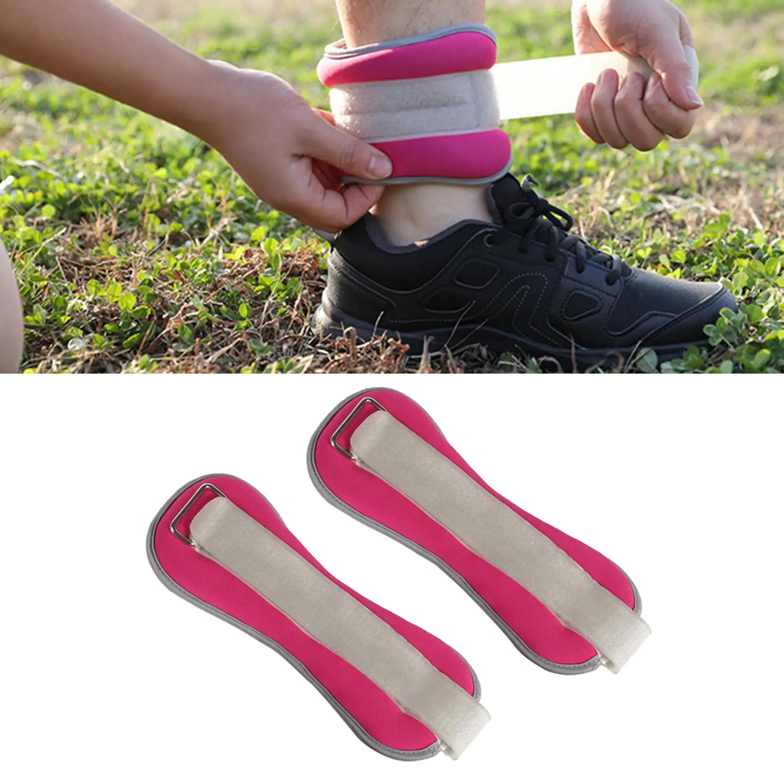 Compact Ankle Weights Women Wrist Weight Strap Bracelet Workout Fitness Gear
