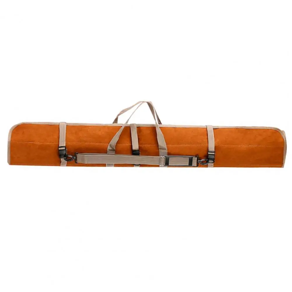 Сумка-переноска для удочки из искусственной замши, портативная Водонепроницаемая вместительная сумка для удочки, чехол-органайзер с тремя ремнями для удочки