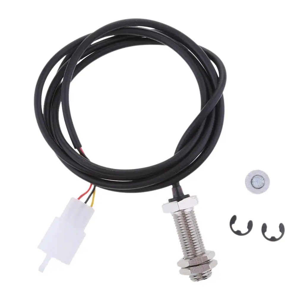Sensor Cable+Magnets for Motorcycles Digital Odometer Speedometer Tachometer