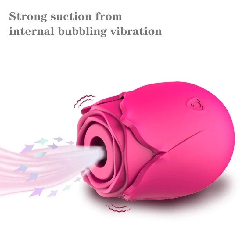 Bespoke 10 Frequency Rose Sucking Massager USB Rechargeable Stimulator Adult Sex Toy for Women Couples U1JD S7400d9792be94d589009d4c6a24bf38d4