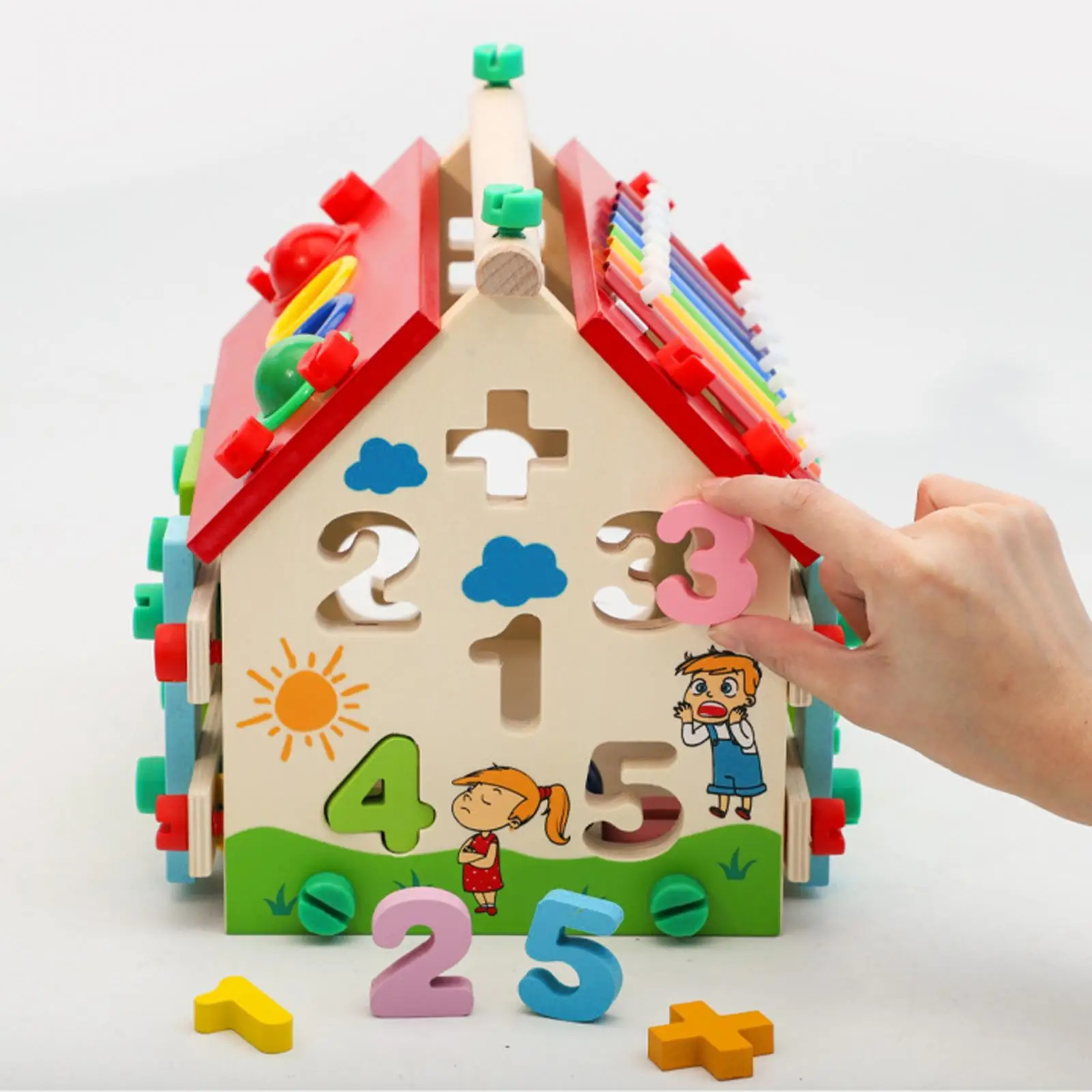 Baby Activity Cube Toy Fine Motor Skills Montessori Toys for Kids Children