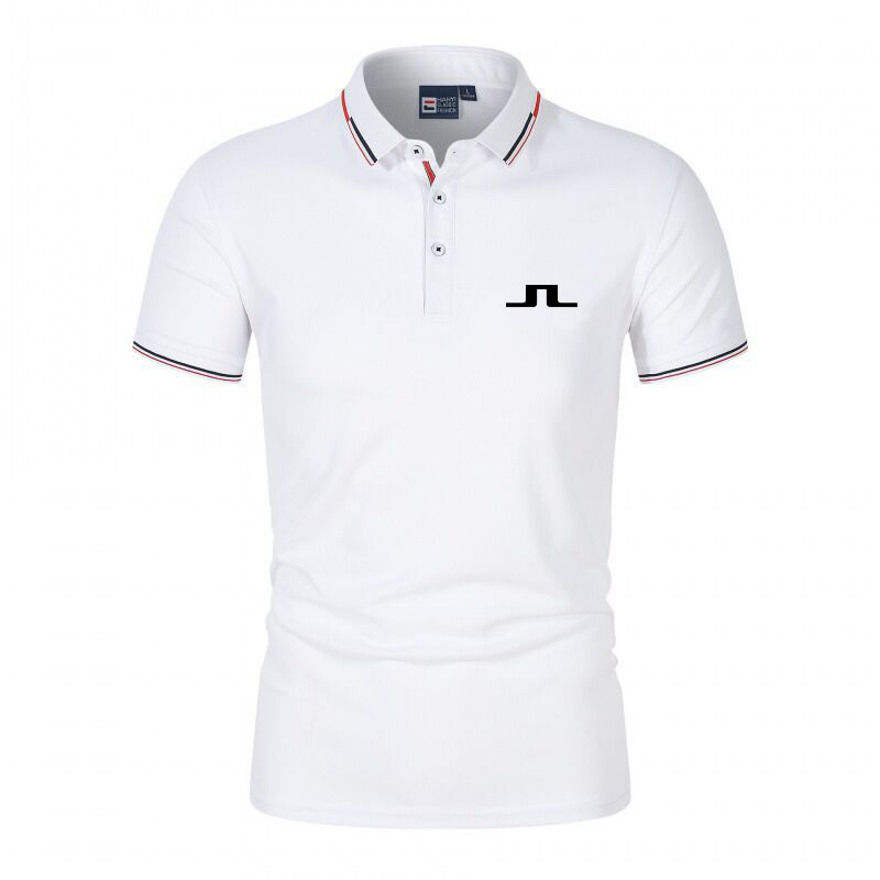 för sommar Quick Dry Andas pikétröja Mode kortärmade toppar J Lindeberg Golf Shirt Herr T-shirt_voghion.com