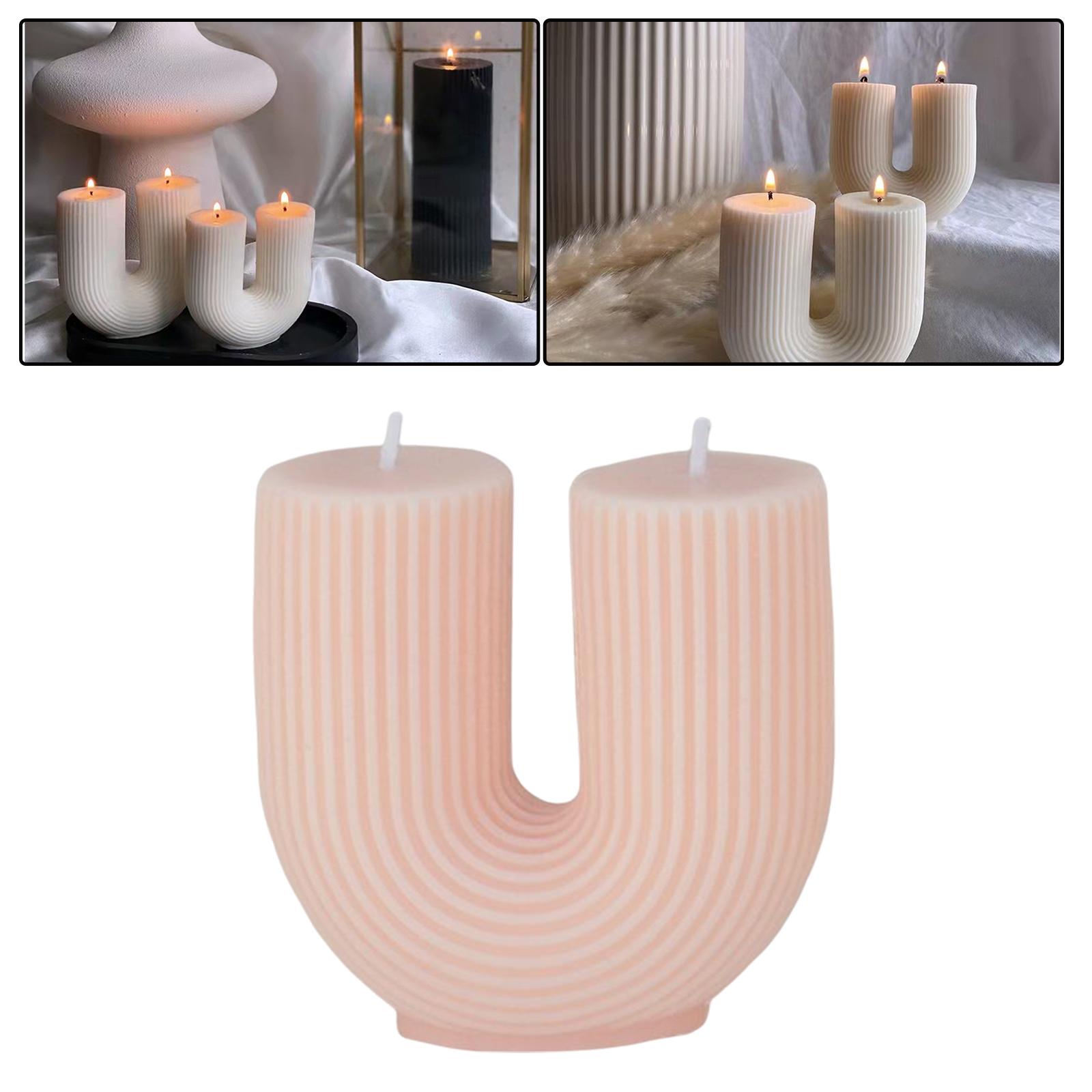Geometric Scented Candles Home Decorative Soy Candle